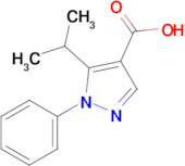 1-Phenyl-5-(propan-2-yl)-1h-pyrazole-4-carboxylic acid