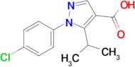 1-(4-Chlorophenyl)-5-(propan-2-yl)-1h-pyrazole-4-carboxylic acid