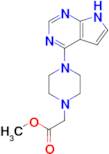 Methyl 2-(4-{7h-pyrrolo[2,3-d]pyrimidin-4-yl}piperazin-1-yl)acetate