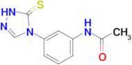 N-[3-(5-sulfanylidene-4,5-dihydro-1H-1,2,4-triazol-4-yl)phenyl]acetamide