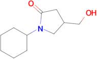 1-Cyclohexyl-4-(hydroxymethyl)pyrrolidin-2-one