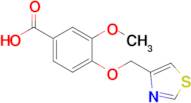 3-Methoxy-4-(1,3-thiazol-4-ylmethoxy)benzoic acid