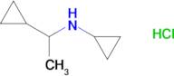 n-(1-Cyclopropylethyl)cyclopropanamine hydrochloride