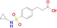 3-[4-(cyclopropylsulfamoyl)phenyl]propanoic acid