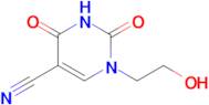 1-(2-Hydroxyethyl)-2,4-dioxo-1,2,3,4-tetrahydropyrimidine-5-carbonitrile