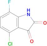 4-Chloro-7-fluoro-2,3-dihydro-1h-indole-2,3-dione