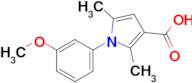 1-(3-Methoxyphenyl)-2,5-dimethyl-1h-pyrrole-3-carboxylic acid