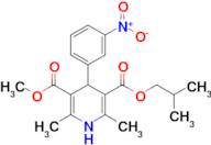 3-Methyl 5-(2-methylpropyl) 2,6-dimethyl-4-(3-nitrophenyl)-1,4-dihydropyridine-3,5-dicarboxylate