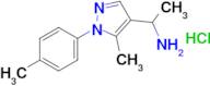 1-[5-methyl-1-(4-methylphenyl)-1h-pyrazol-4-yl]ethan-1-amine hydrochloride