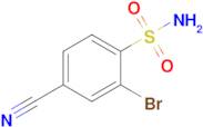2-Bromo-4-cyanobenzene-1-sulfonamide