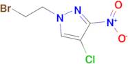 1-(2-Bromoethyl)-4-chloro-3-nitro-1h-pyrazole