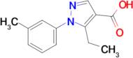 5-Ethyl-1-(3-methylphenyl)-1h-pyrazole-4-carboxylic acid