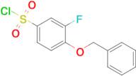 4-(Benzyloxy)-3-fluorobenzene-1-sulfonyl chloride