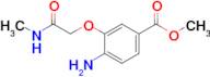 Methyl 4-amino-3-[(methylcarbamoyl)methoxy]benzoate