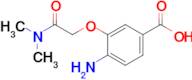 4-Amino-3-[(dimethylcarbamoyl)methoxy]benzoic acid