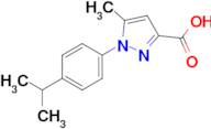 5-Methyl-1-[4-(propan-2-yl)phenyl]-1h-pyrazole-3-carboxylic acid