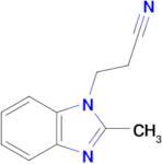 3-(2-Methyl-1h-1,3-benzodiazol-1-yl)propanenitrile