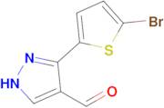 3-(5-Bromothiophen-2-yl)-1h-pyrazole-4-carbaldehyde