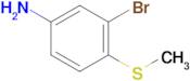 3-Bromo-4-(methylsulfanyl)aniline