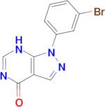 1-(3-bromophenyl)-1H,4H,7H-pyrazolo[3,4-d]pyrimidin-4-one