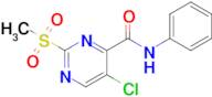 5-Chloro-2-methanesulfonyl-n-phenylpyrimidine-4-carboxamide