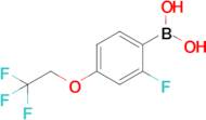 [2-fluoro-4-(2,2,2-trifluoroethoxy)phenyl]boronic acid