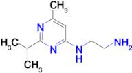 n1-[6-methyl-2-(propan-2-yl)pyrimidin-4-yl]ethane-1,2-diamine