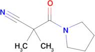 2,2-Dimethyl-3-oxo-3-(pyrrolidin-1-yl)propanenitrile