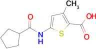 5-Cyclopentaneamido-3-methylthiophene-2-carboxylic acid