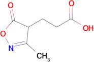 3-(3-Methyl-5-oxo-4,5-dihydro-1,2-oxazol-4-yl)propanoic acid