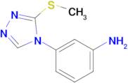 3-[3-(methylsulfanyl)-4h-1,2,4-triazol-4-yl]aniline