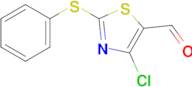 4-Chloro-2-(phenylsulfanyl)-1,3-thiazole-5-carbaldehyde