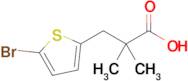 3-(5-Bromothiophen-2-yl)-2,2-dimethylpropanoic acid