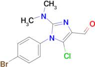 1-(4-Bromophenyl)-5-chloro-2-(dimethylamino)-1h-imidazole-4-carbaldehyde