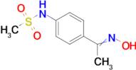 N-{4-[1-(hydroxyimino)ethyl]phenyl}methanesulfonamide