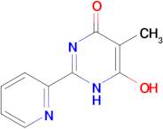 6-hydroxy-5-methyl-2-(pyridin-2-yl)-1,4-dihydropyrimidin-4-one