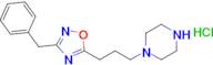1-[3-(3-benzyl-1,2,4-oxadiazol-5-yl)propyl]piperazine hydrochloride
