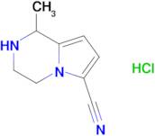 1-Methyl-1h,2h,3h,4h-pyrrolo[1,2-a]pyrazine-6-carbonitrile hydrochloride