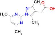 2-[1-(4,6-dimethylpyrimidin-2-yl)-3,5-dimethyl-1h-pyrazol-4-yl]acetic acid