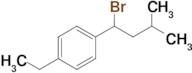 1-(1-Bromo-3-methylbutyl)-4-ethylbenzene