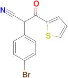 2-(4-Bromophenyl)-3-oxo-3-(thiophen-2-yl)propanenitrile