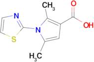 2,5-Dimethyl-1-(1,3-thiazol-2-yl)-1h-pyrrole-3-carboxylic acid