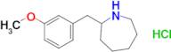 2-[(3-methoxyphenyl)methyl]azepane hydrochloride