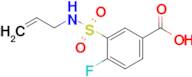 4-Fluoro-3-[(prop-2-en-1-yl)sulfamoyl]benzoic acid