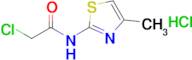 2-Chloro-n-(4-methyl-1,3-thiazol-2-yl)acetamide hydrochloride