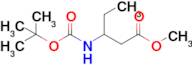 Methyl 3-{[(tert-butoxy)carbonyl]amino}pentanoate