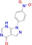 1-(4-nitrophenyl)-1H,4H,7H-pyrazolo[3,4-d]pyrimidin-4-one