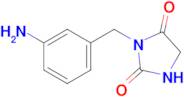 3-[(3-aminophenyl)methyl]imidazolidine-2,4-dione