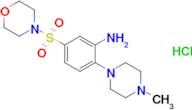2-(4-Methylpiperazin-1-yl)-5-(morpholine-4-sulfonyl)aniline hydrochloride