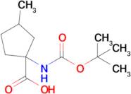 1-([(tert-butoxy)carbonyl]amino)-3-methylcyclopentane-1-carboxylic acid